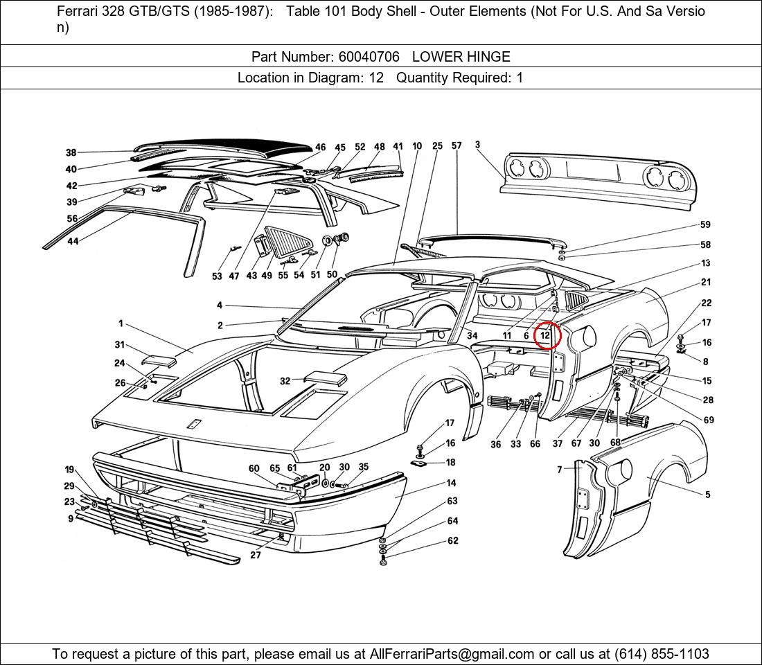 Ferrari Part 60040706