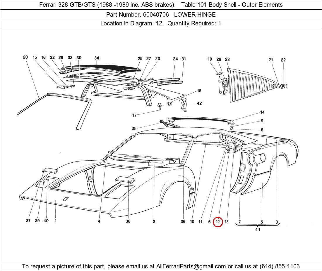 Ferrari Part 60040706