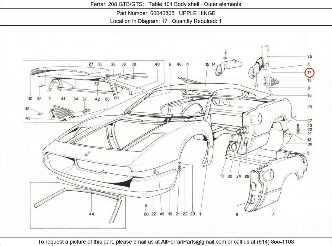 Ferrari Part 60040805