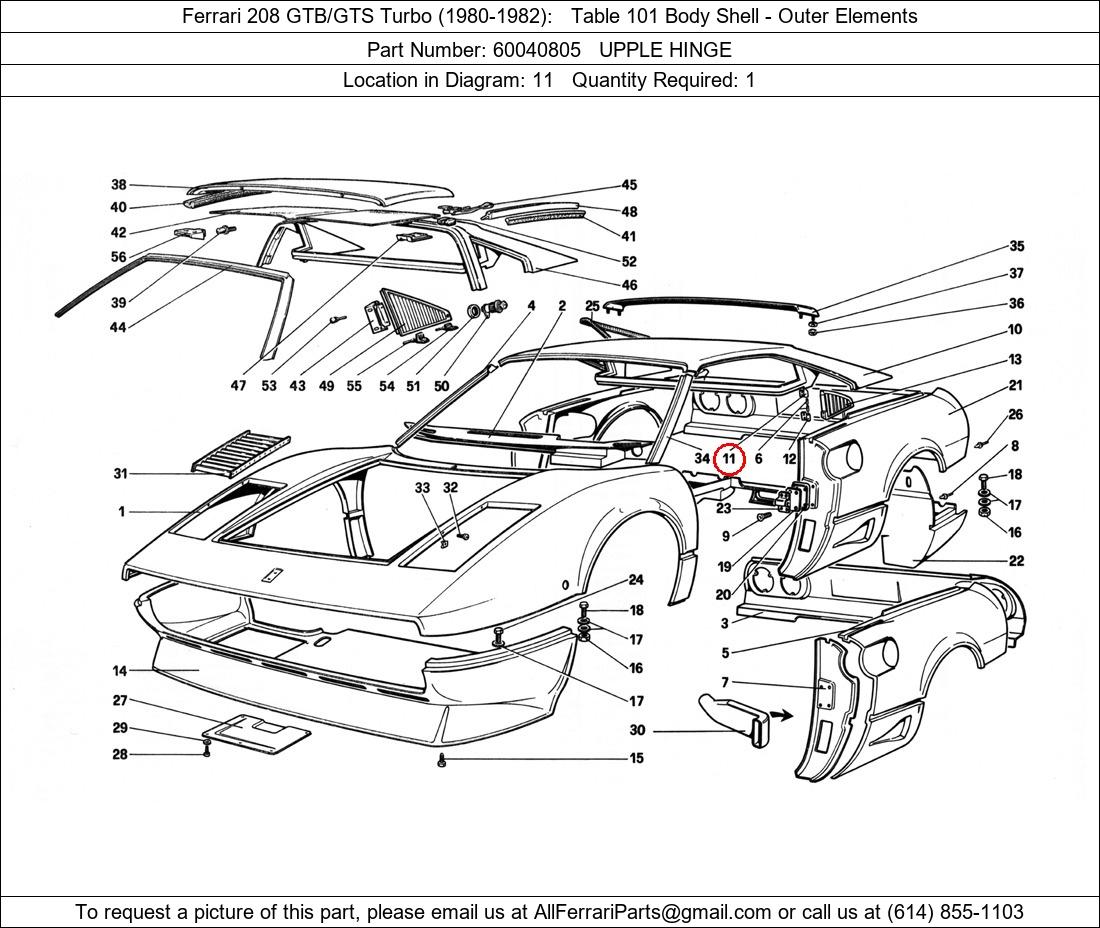 Ferrari Part 60040805