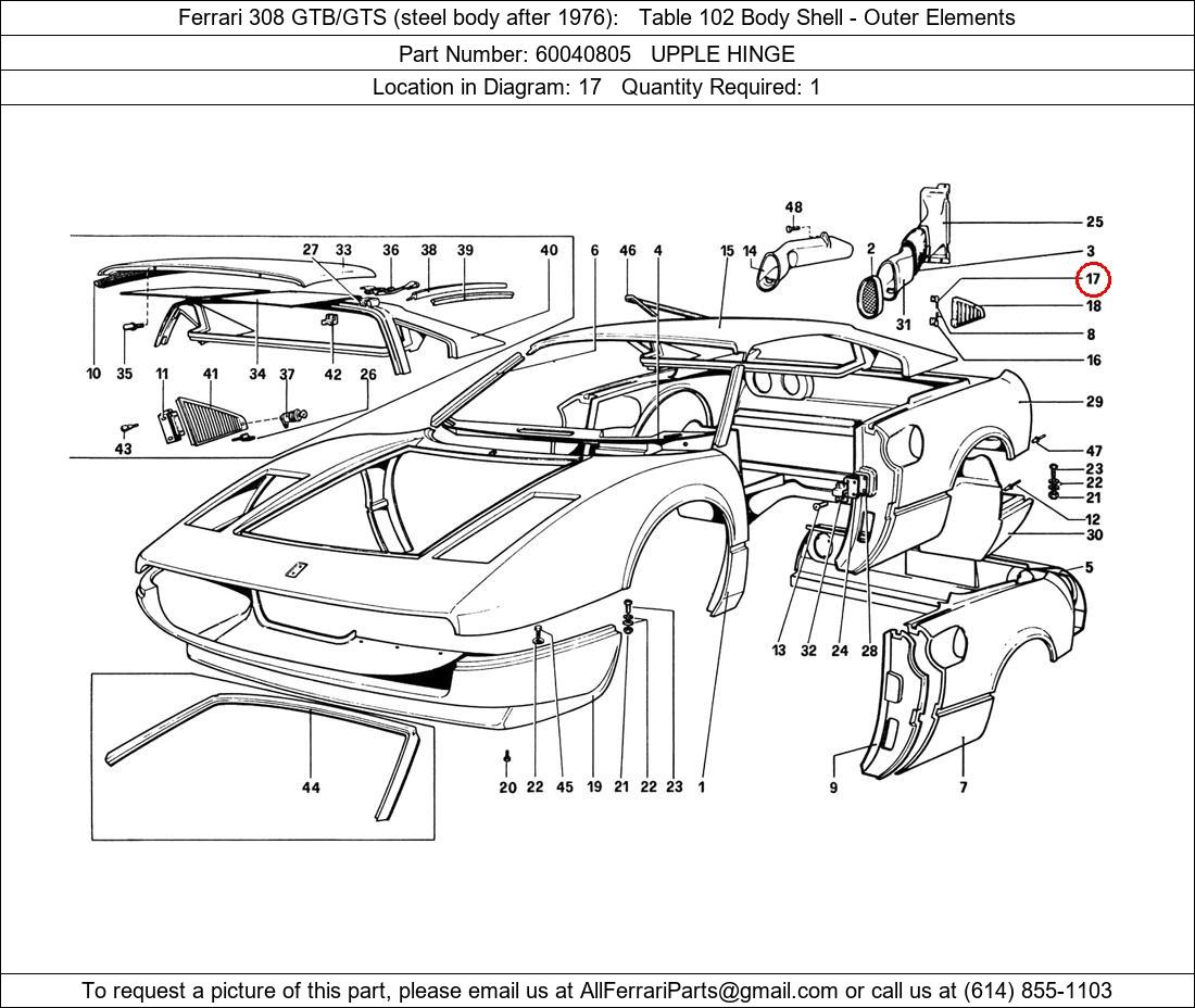 Ferrari Part 60040805