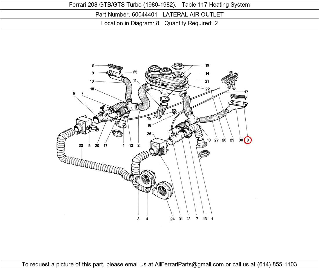 Ferrari Part 60044401