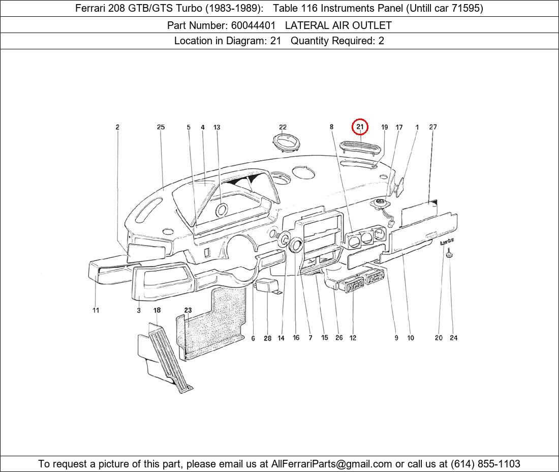 Ferrari Part 60044401