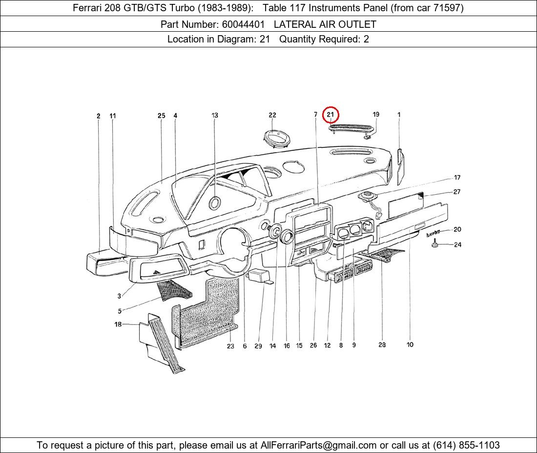 Ferrari Part 60044401