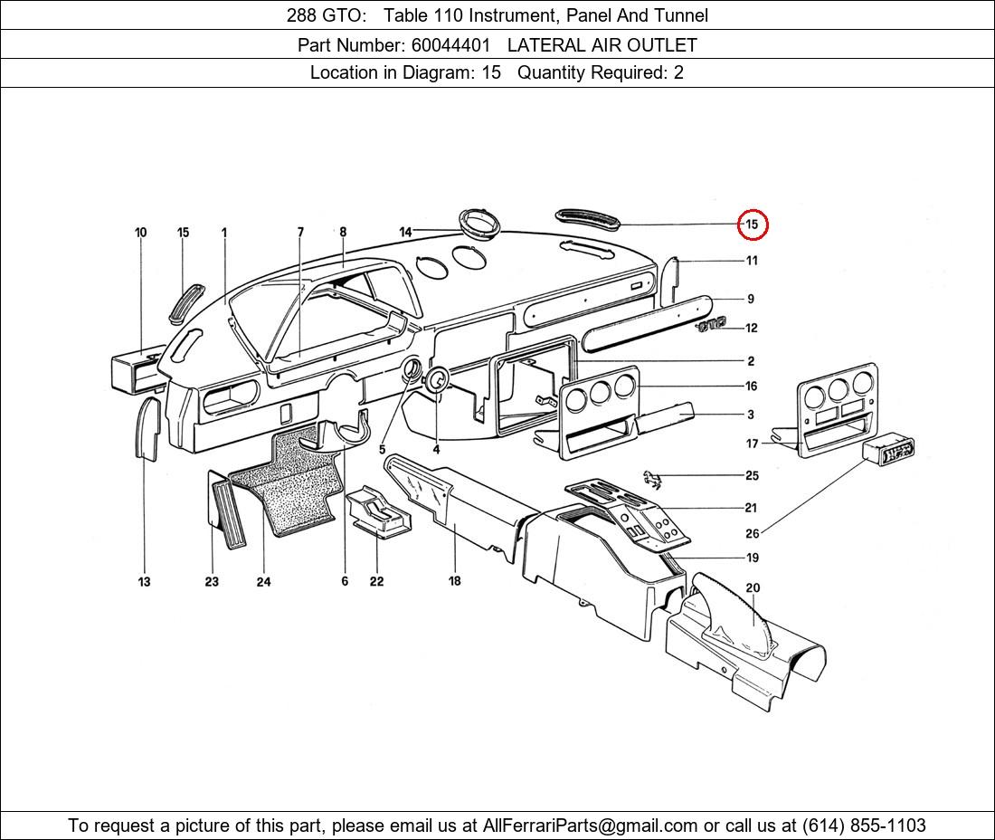 Ferrari Part 60044401