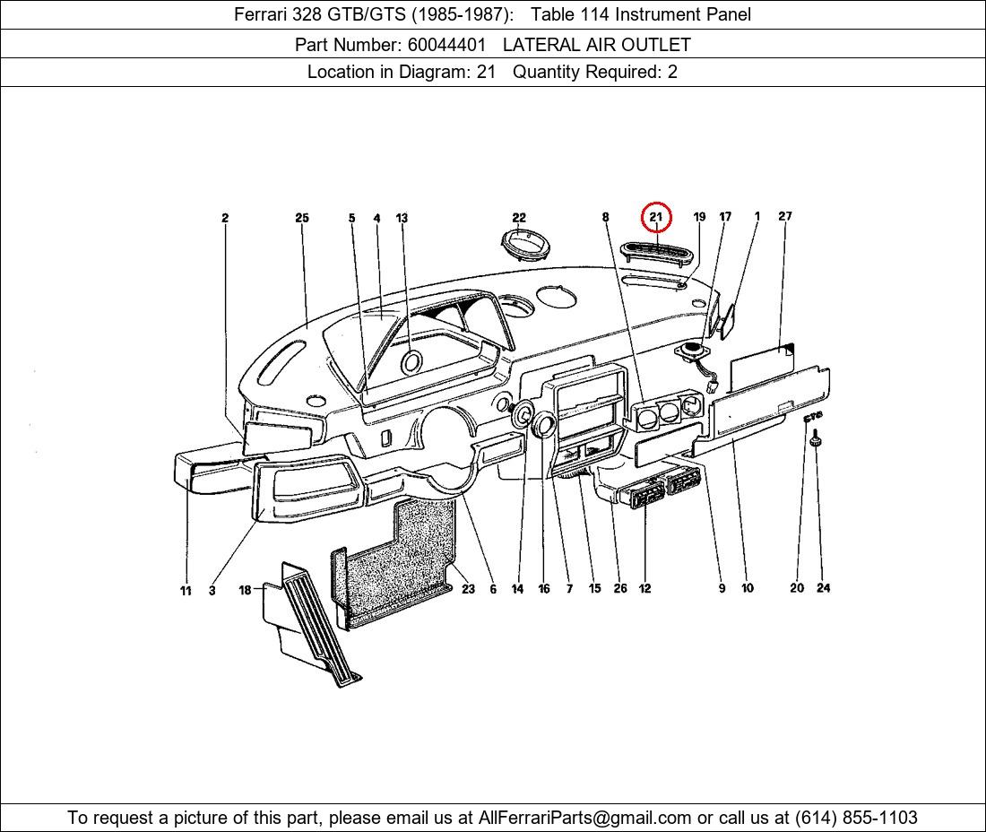 Ferrari Part 60044401