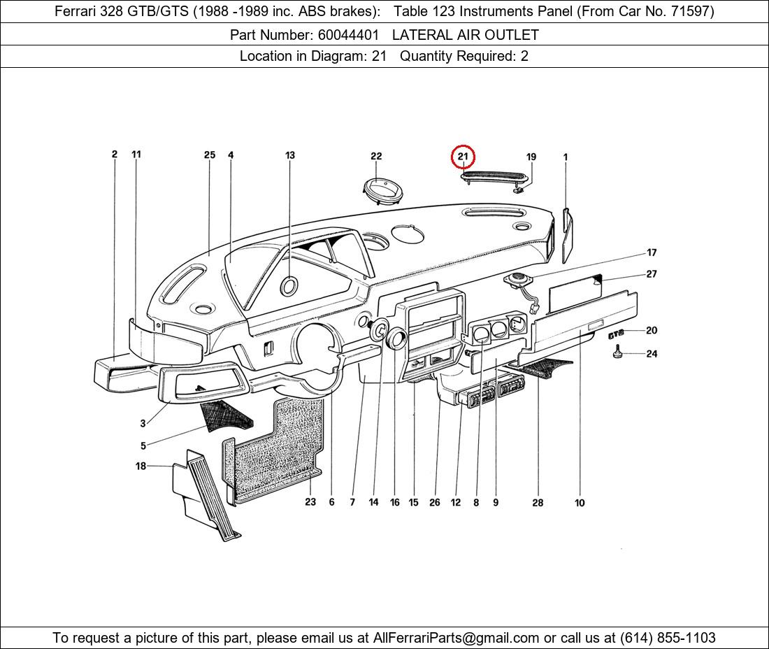 Ferrari Part 60044401