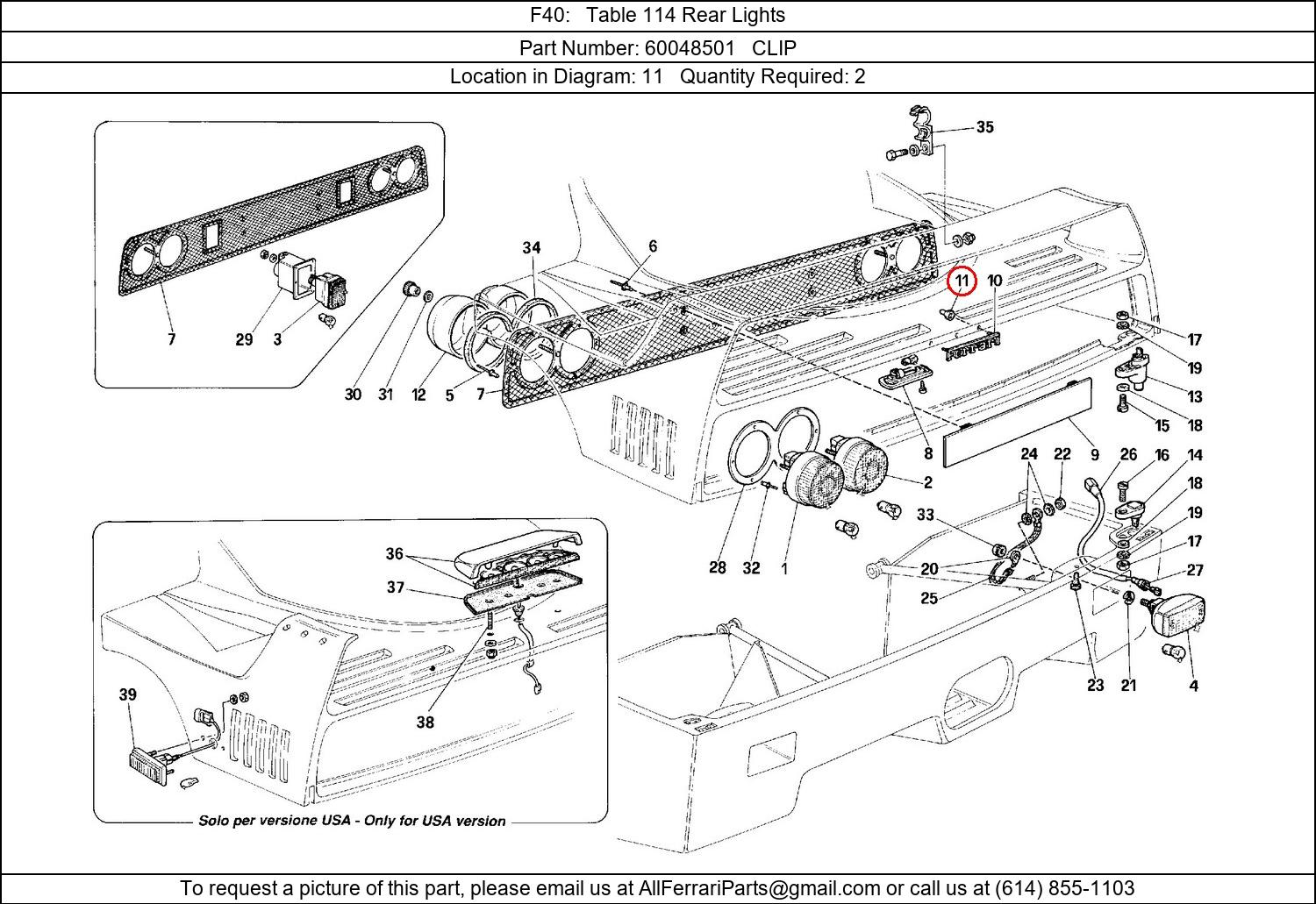 Ferrari Part 60048501