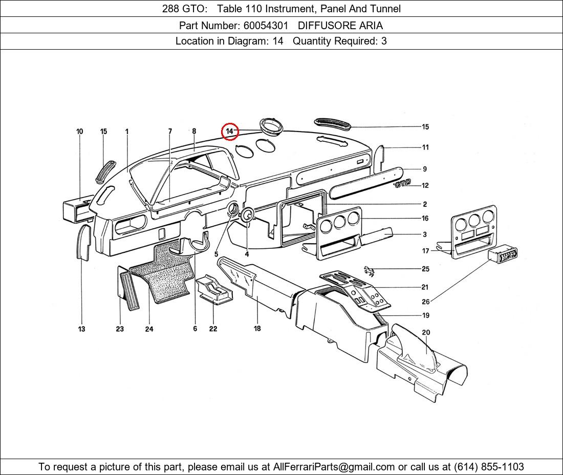 Ferrari Part 60054301