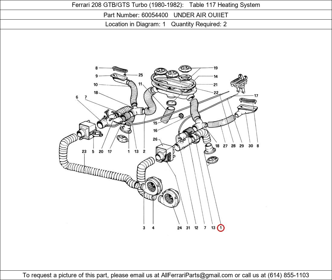 Ferrari Part 60054400