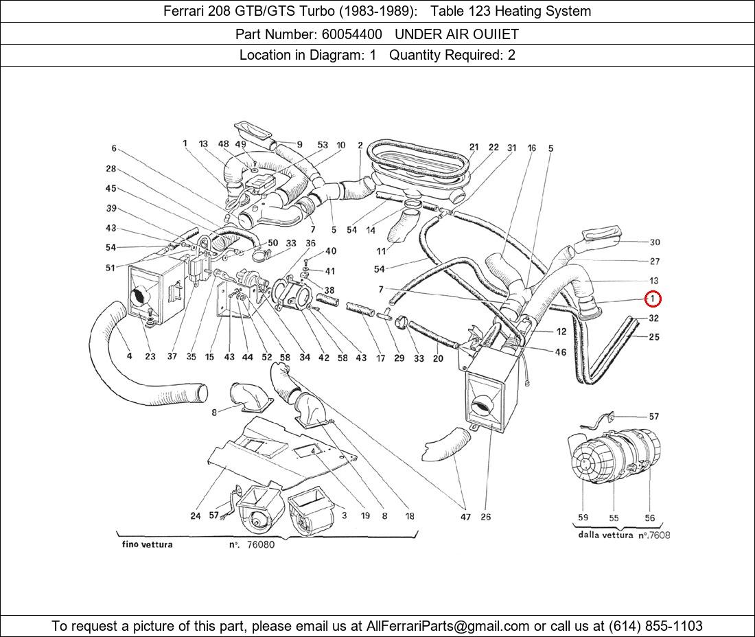 Ferrari Part 60054400