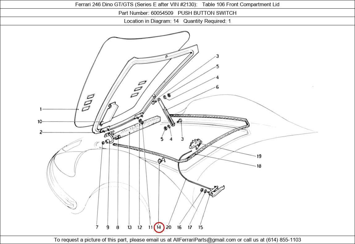 Ferrari Part 60054509