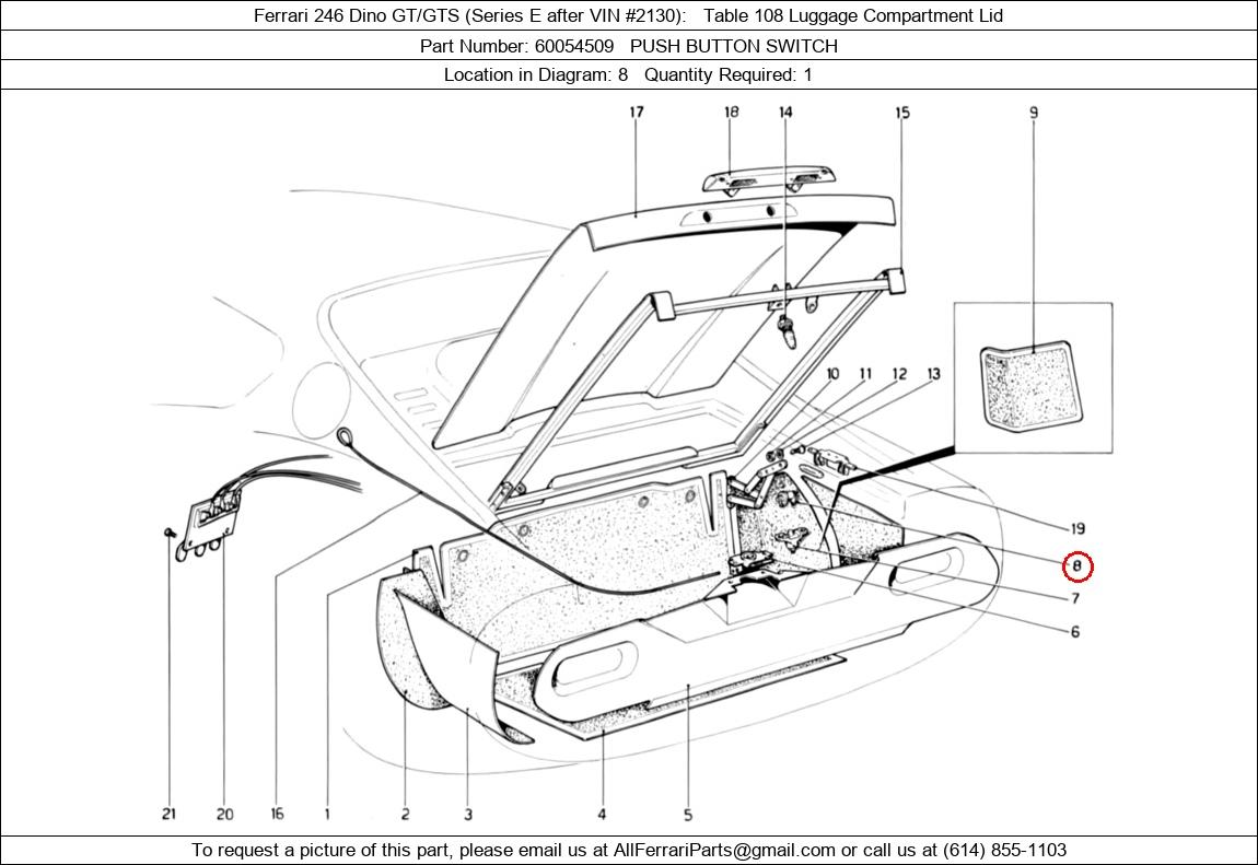 Ferrari Part 60054509