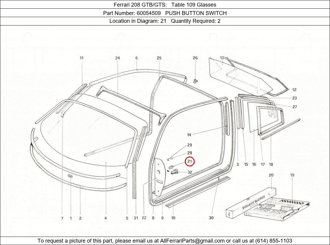 Ferrari Part 60054509