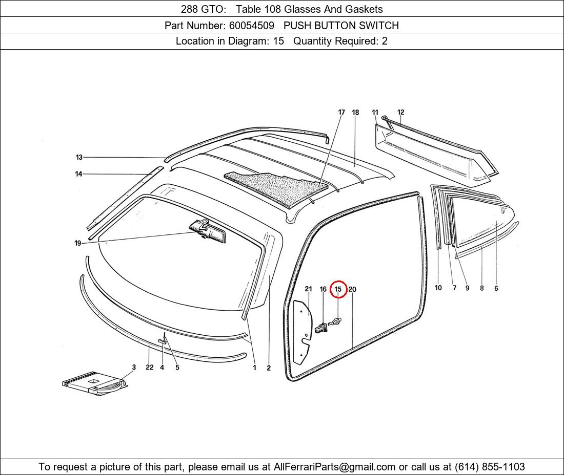 Ferrari Part 60054509