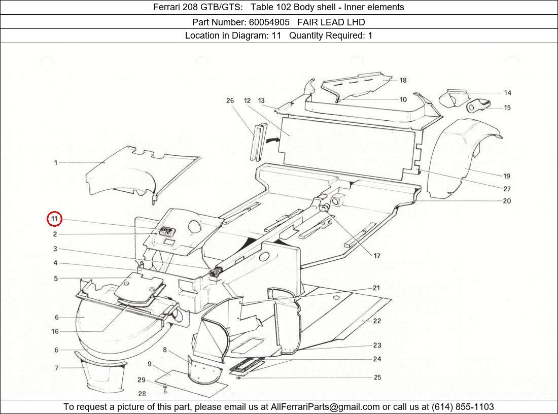 Ferrari Part 60054905