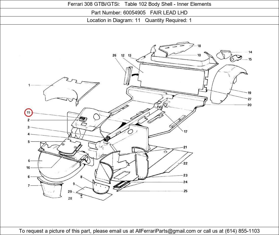 Ferrari Part 60054905