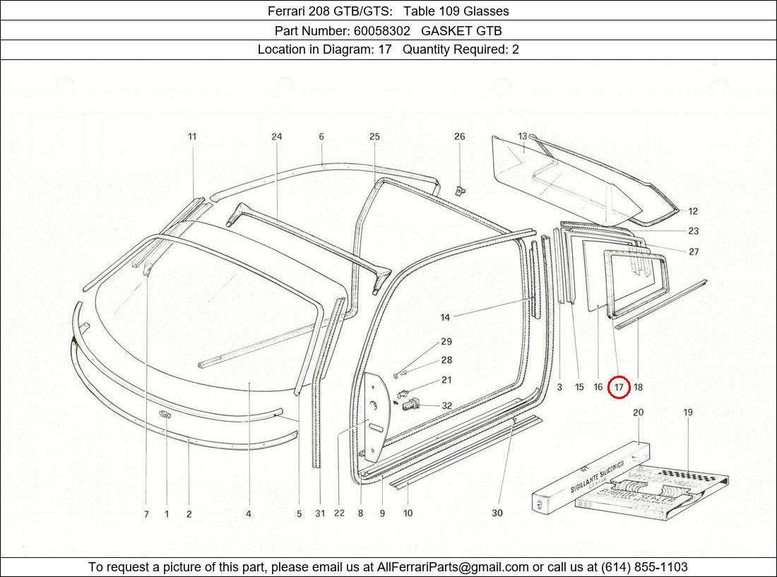 Ferrari Part 60058302