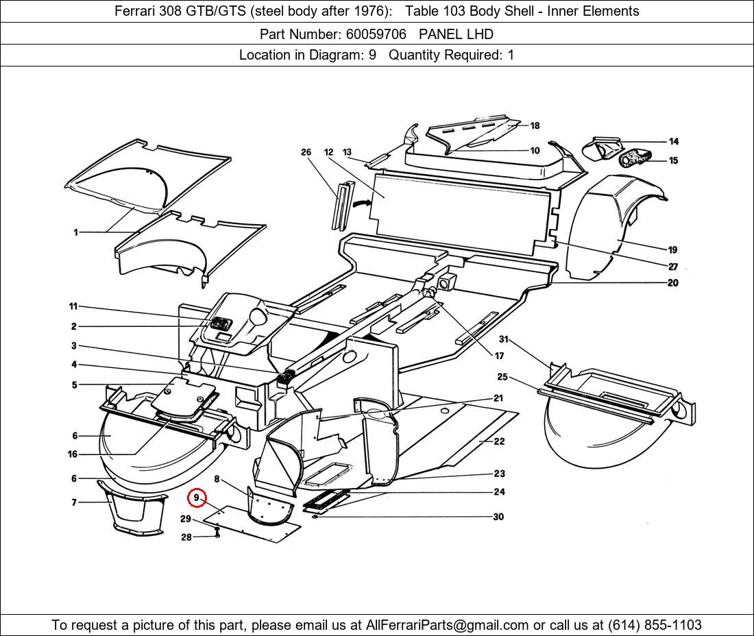 Ferrari Part 60059706