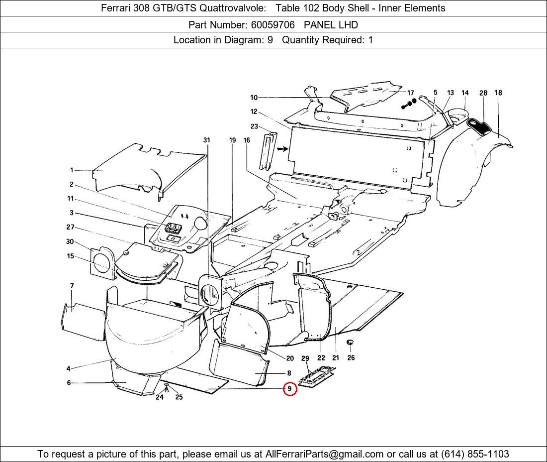 Ferrari Part 60059706