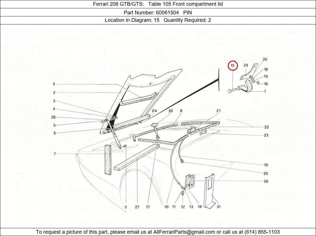 Ferrari Part 60061504