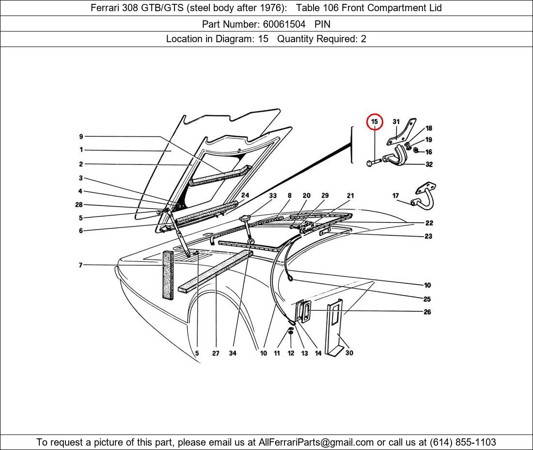 Ferrari Part 60061504