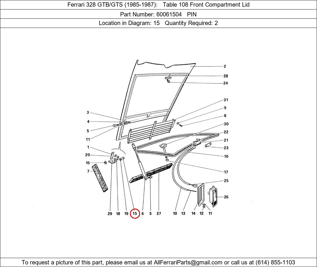 Ferrari Part 60061504