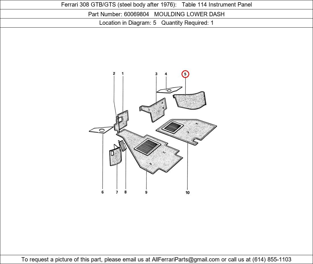 Ferrari Part 60069804