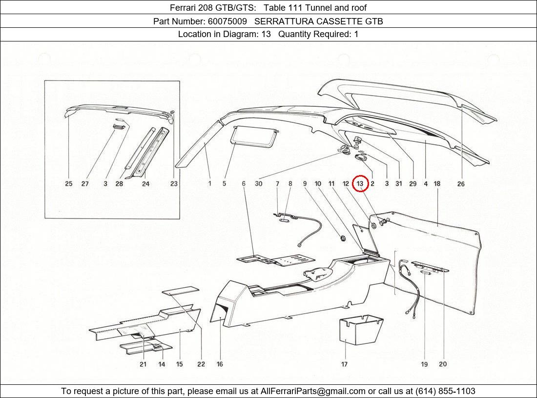 Ferrari Part 60075009