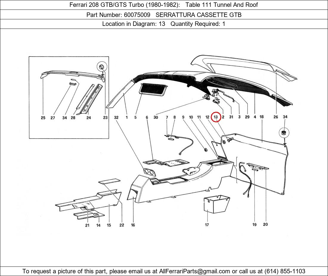 Ferrari Part 60075009