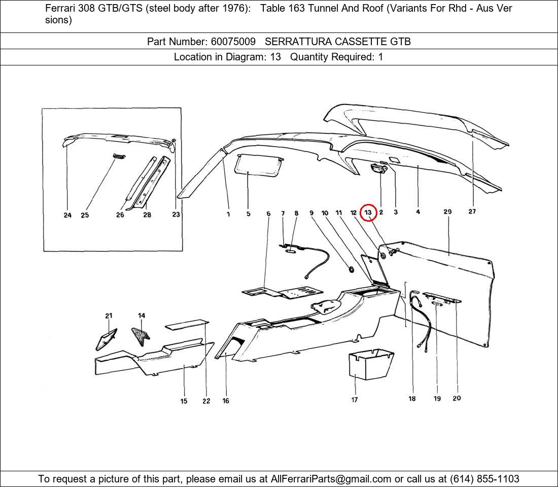 Ferrari Part 60075009