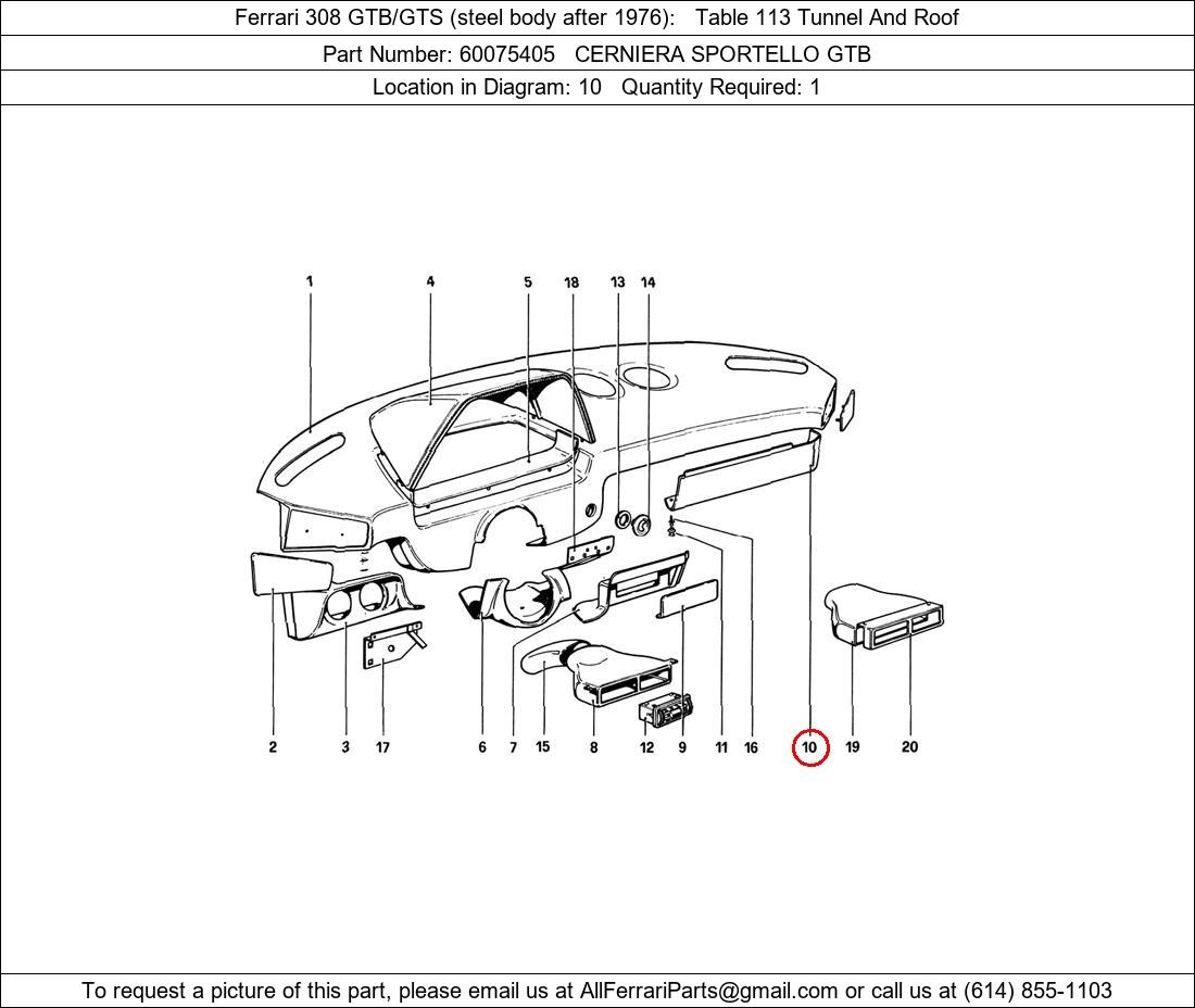 Ferrari Part 60075405