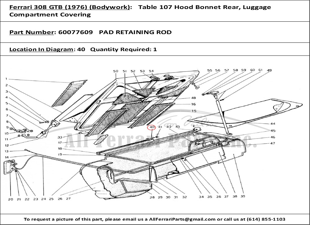 Ferrari Part 60077609