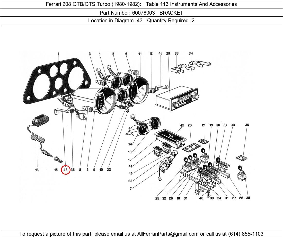 Ferrari Part 60078003