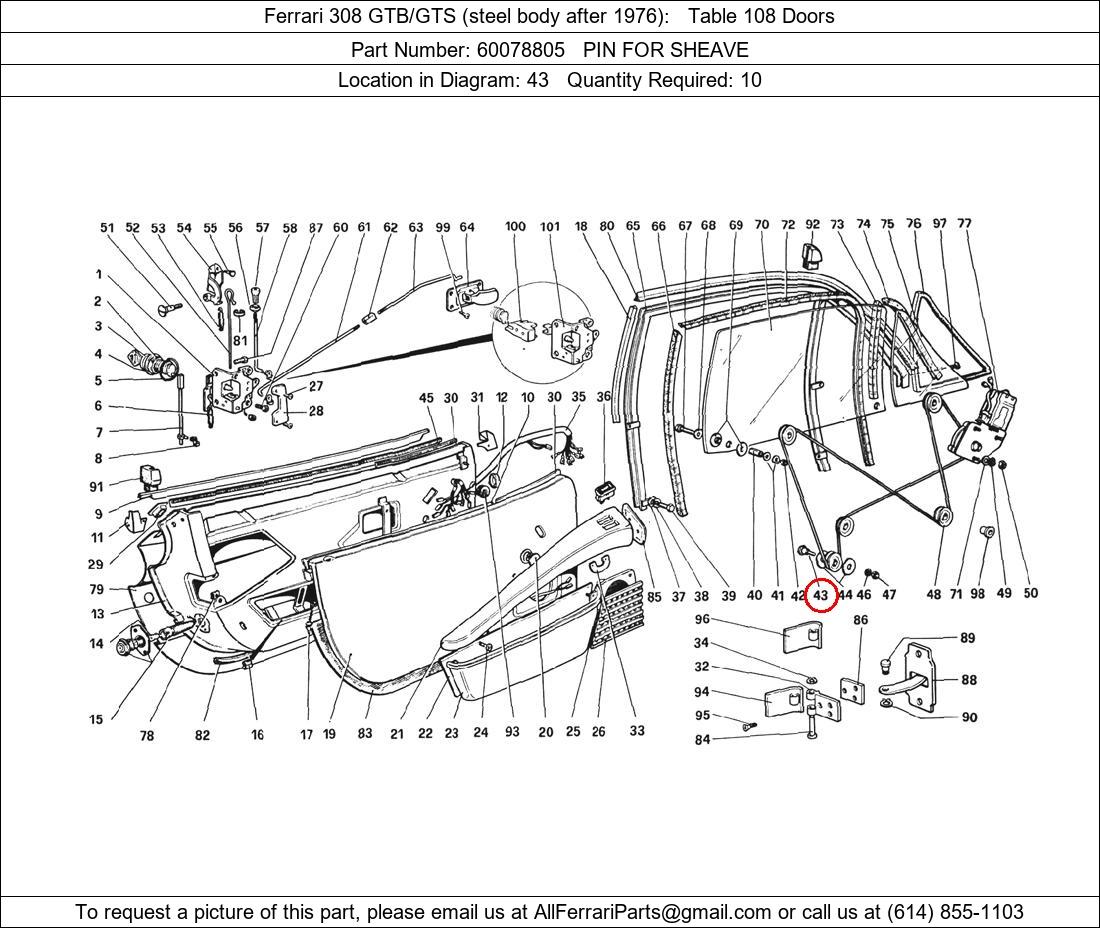 Ferrari Part 60078805