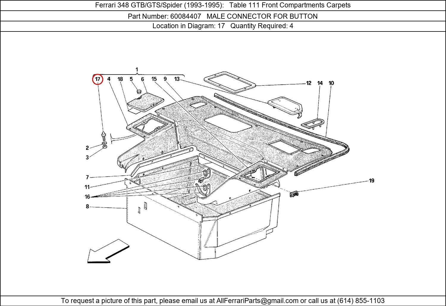 Ferrari Part 60084407