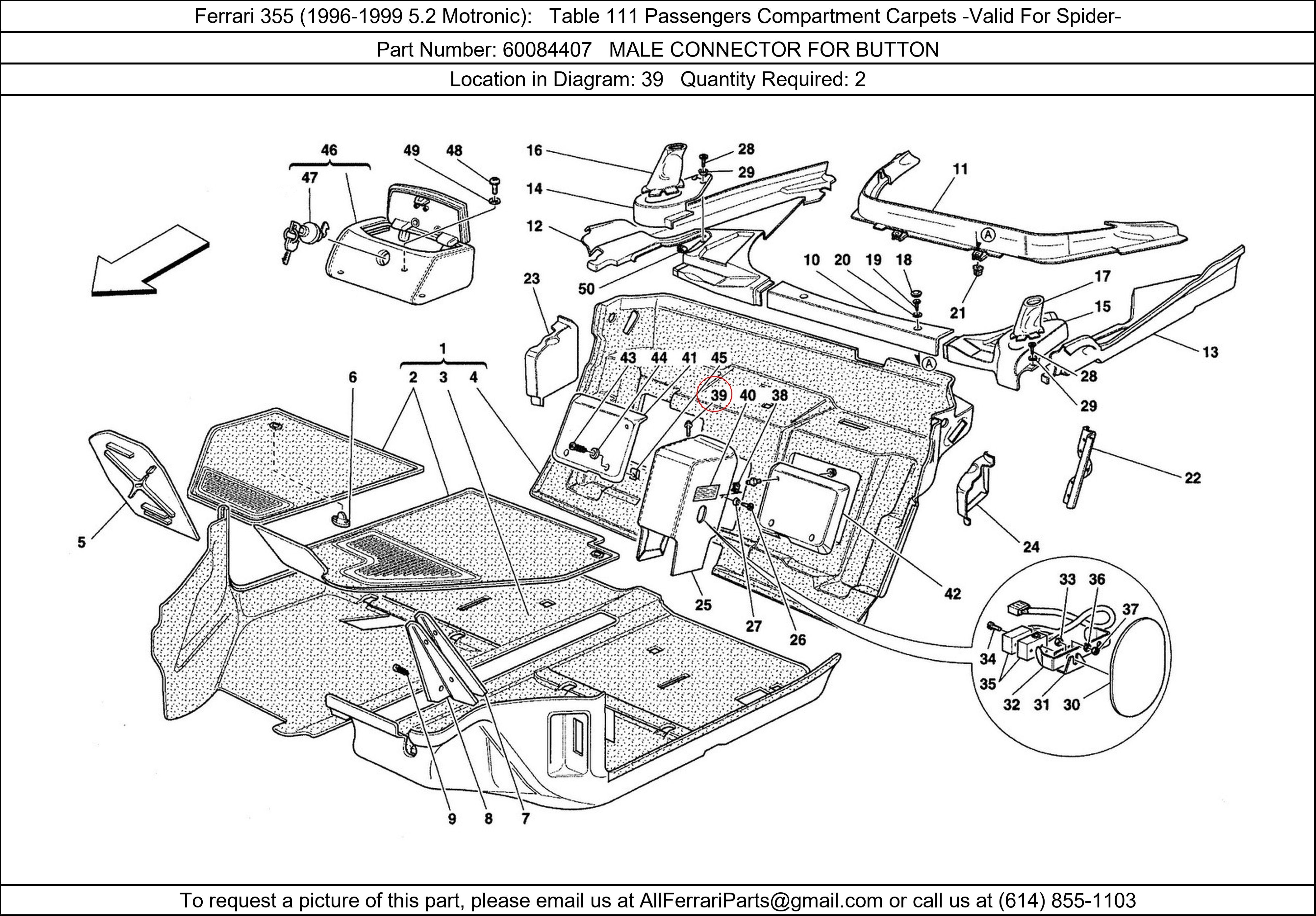 Ferrari Part 60084407