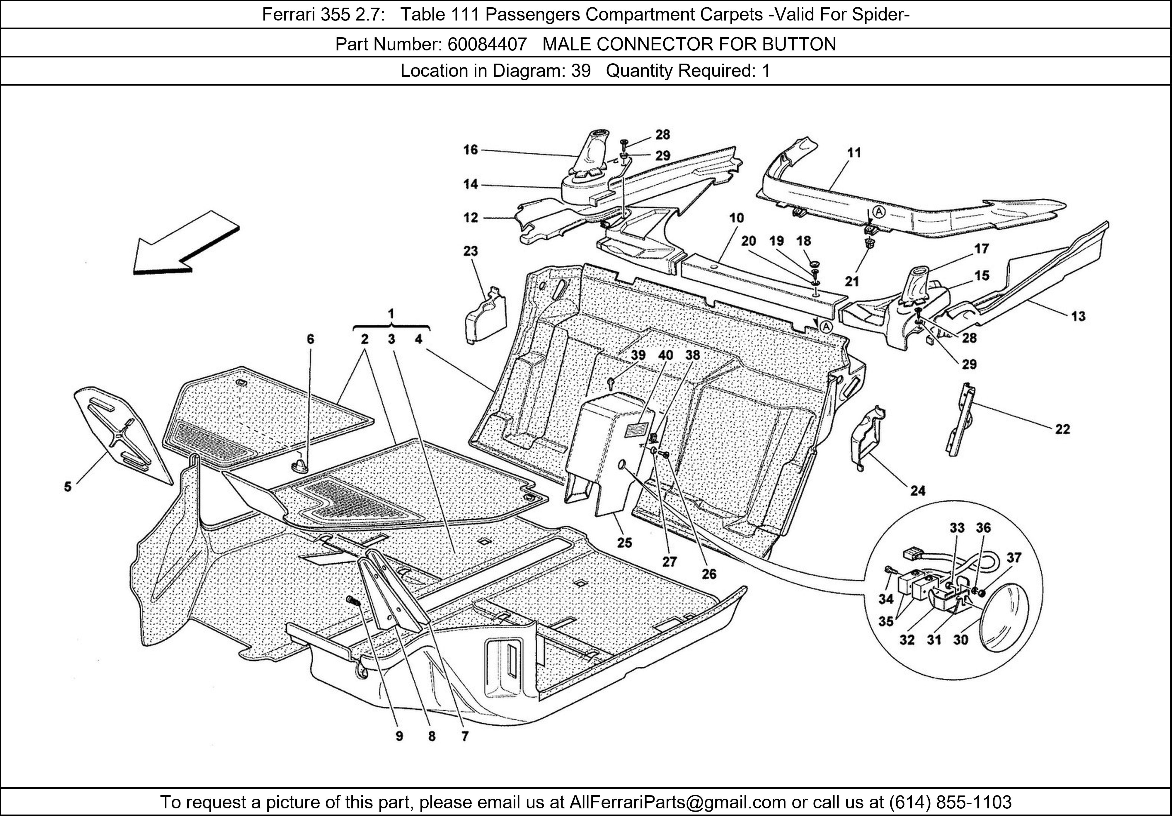 Ferrari Part 60084407