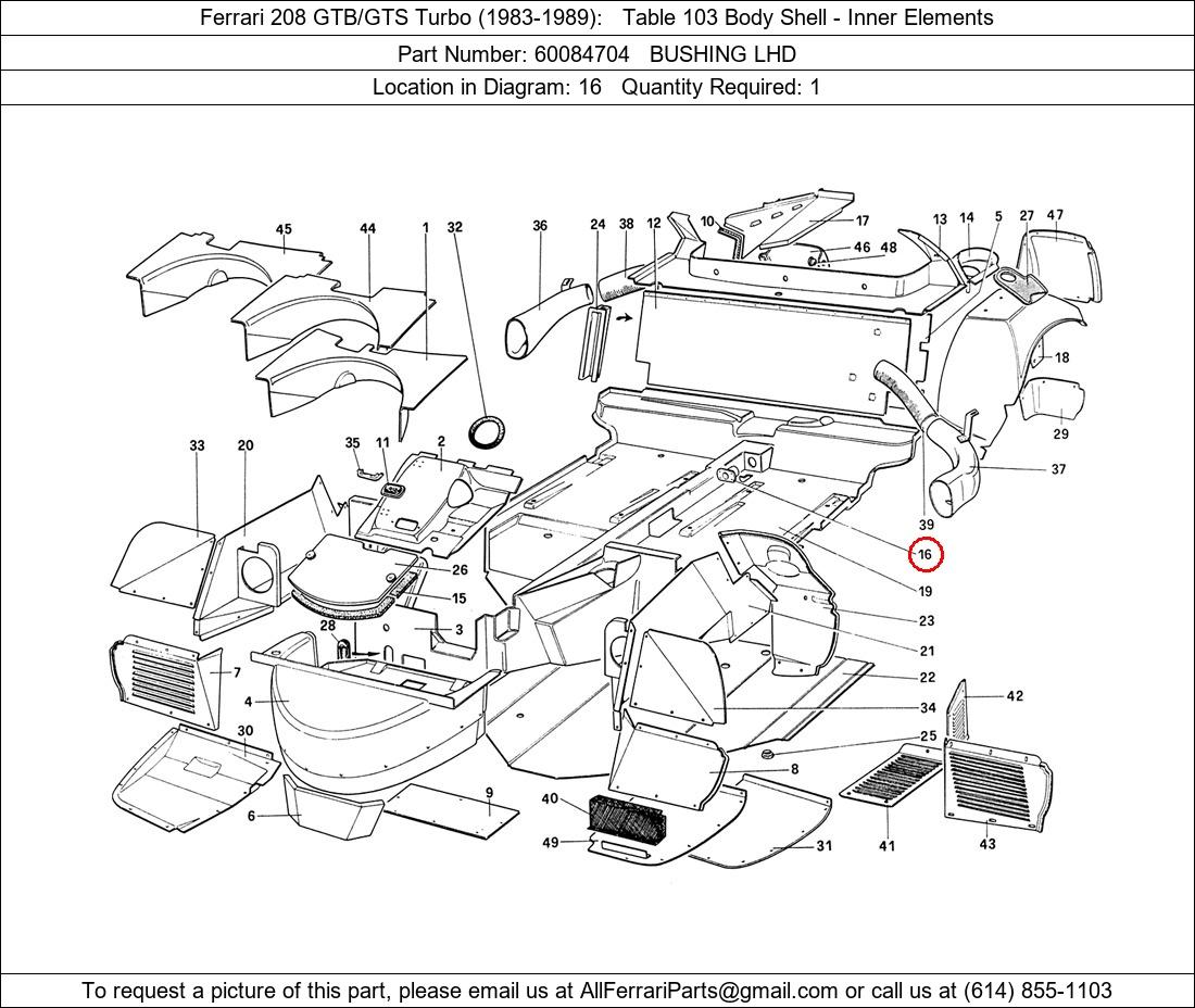 Ferrari Part 60084704