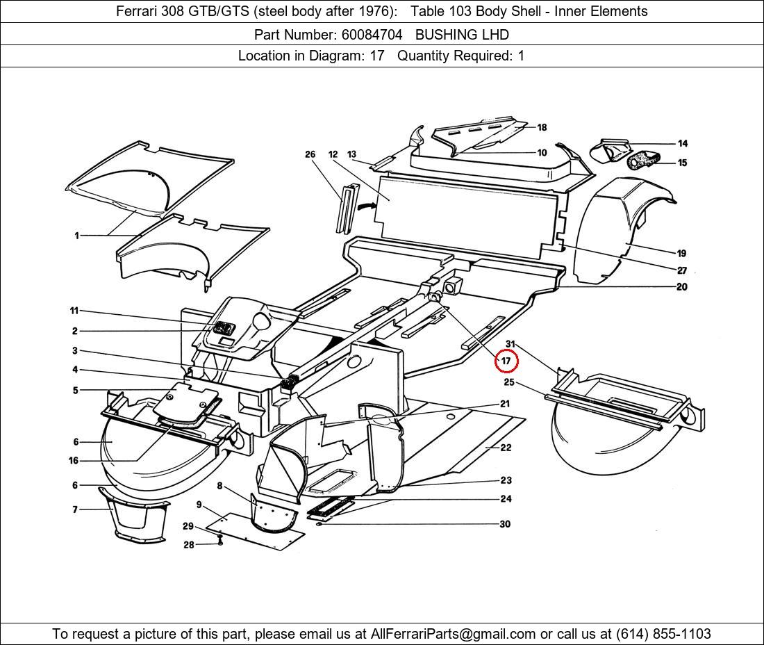 Ferrari Part 60084704