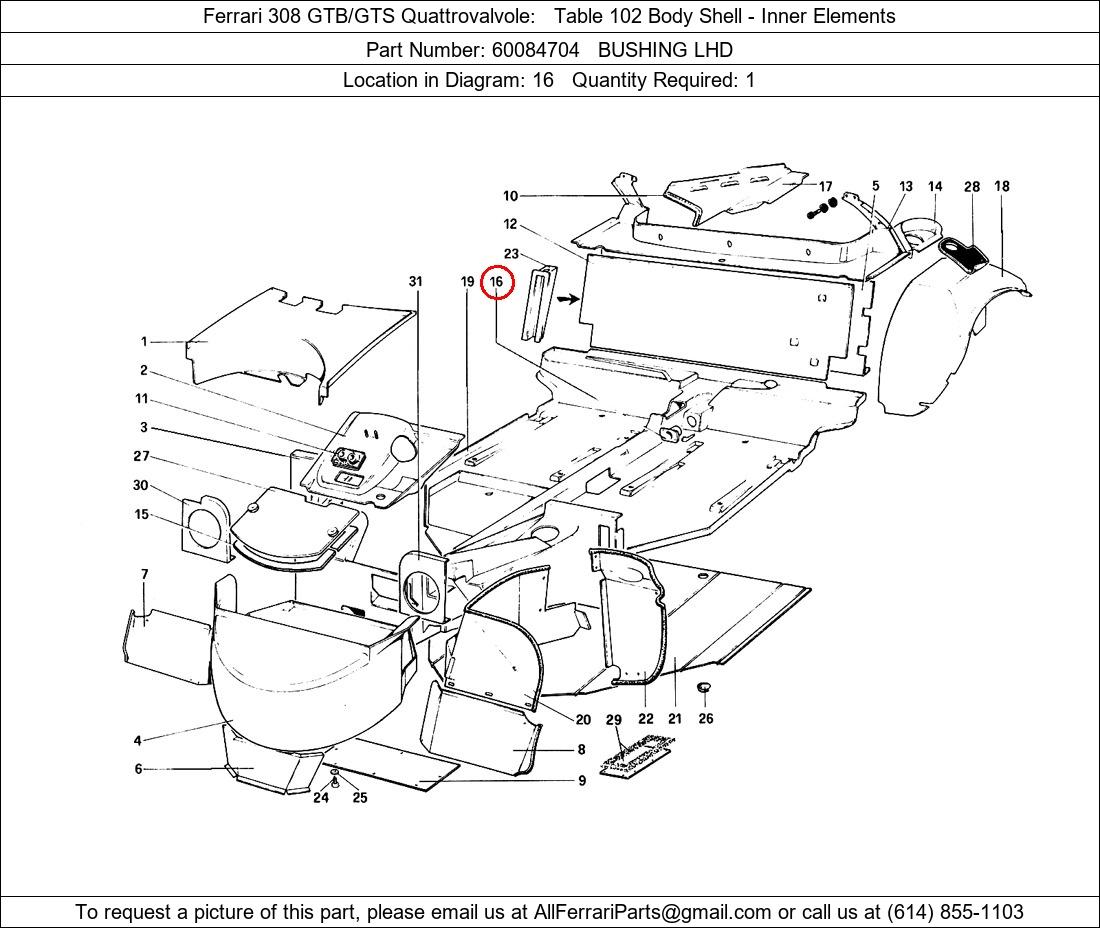 Ferrari Part 60084704