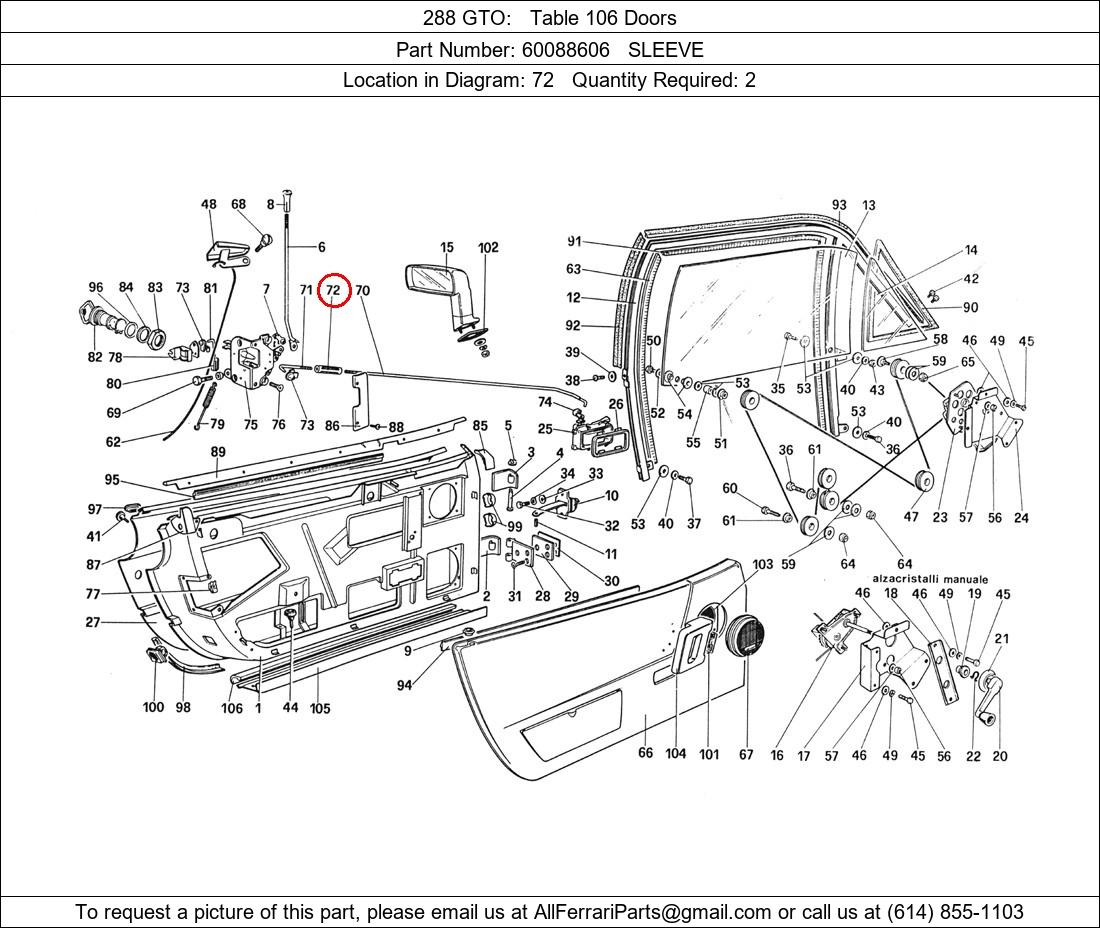 Ferrari Part 60088606