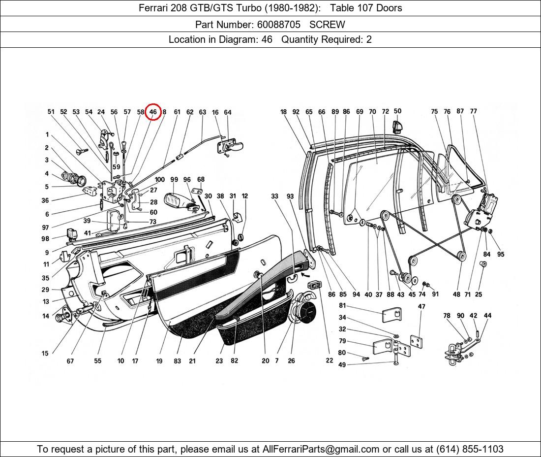 Ferrari Part 60088705