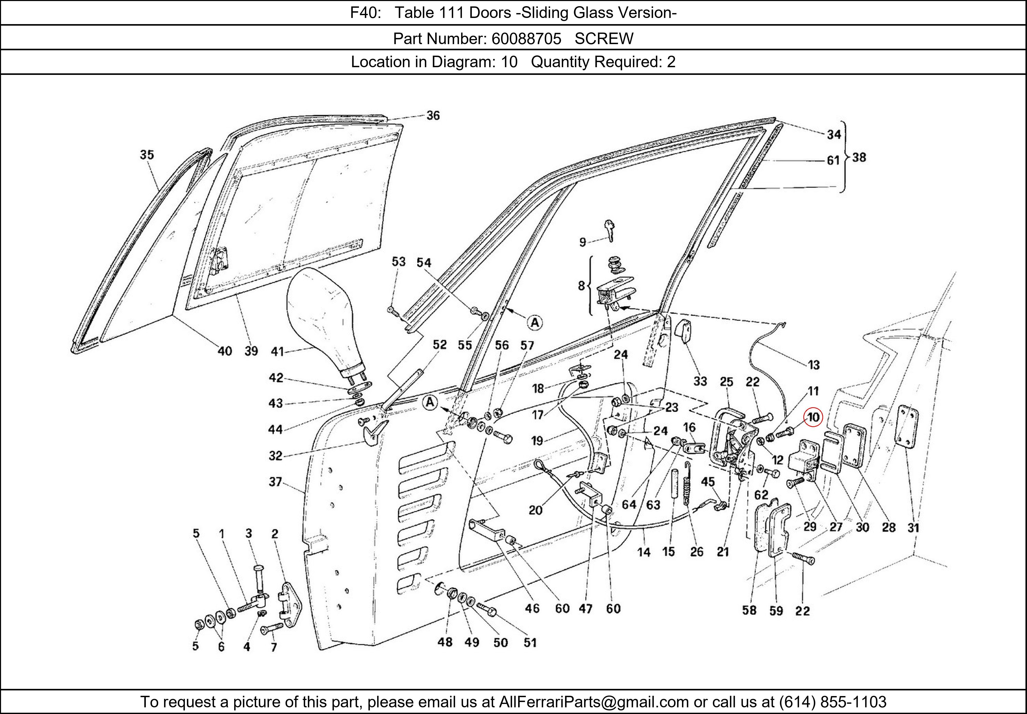 Ferrari Part 60088705