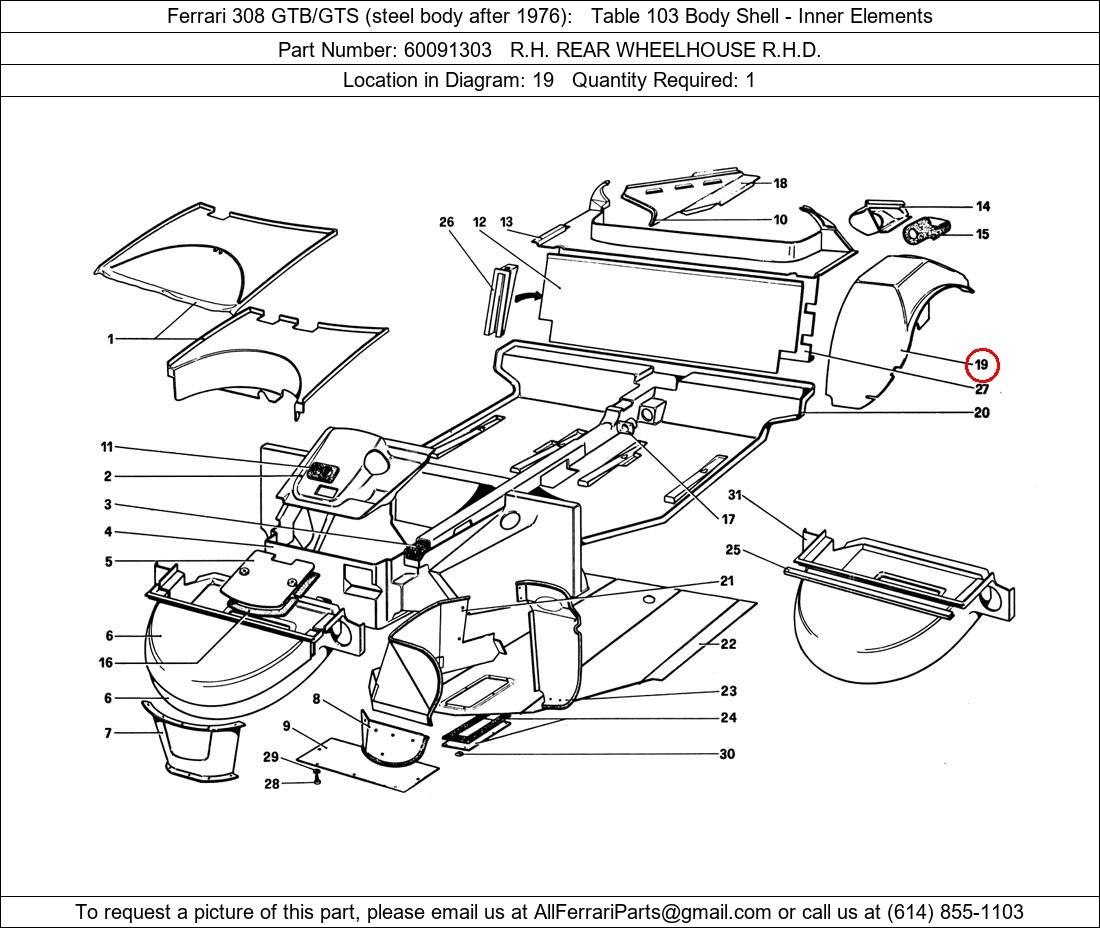 Ferrari Part 60091303