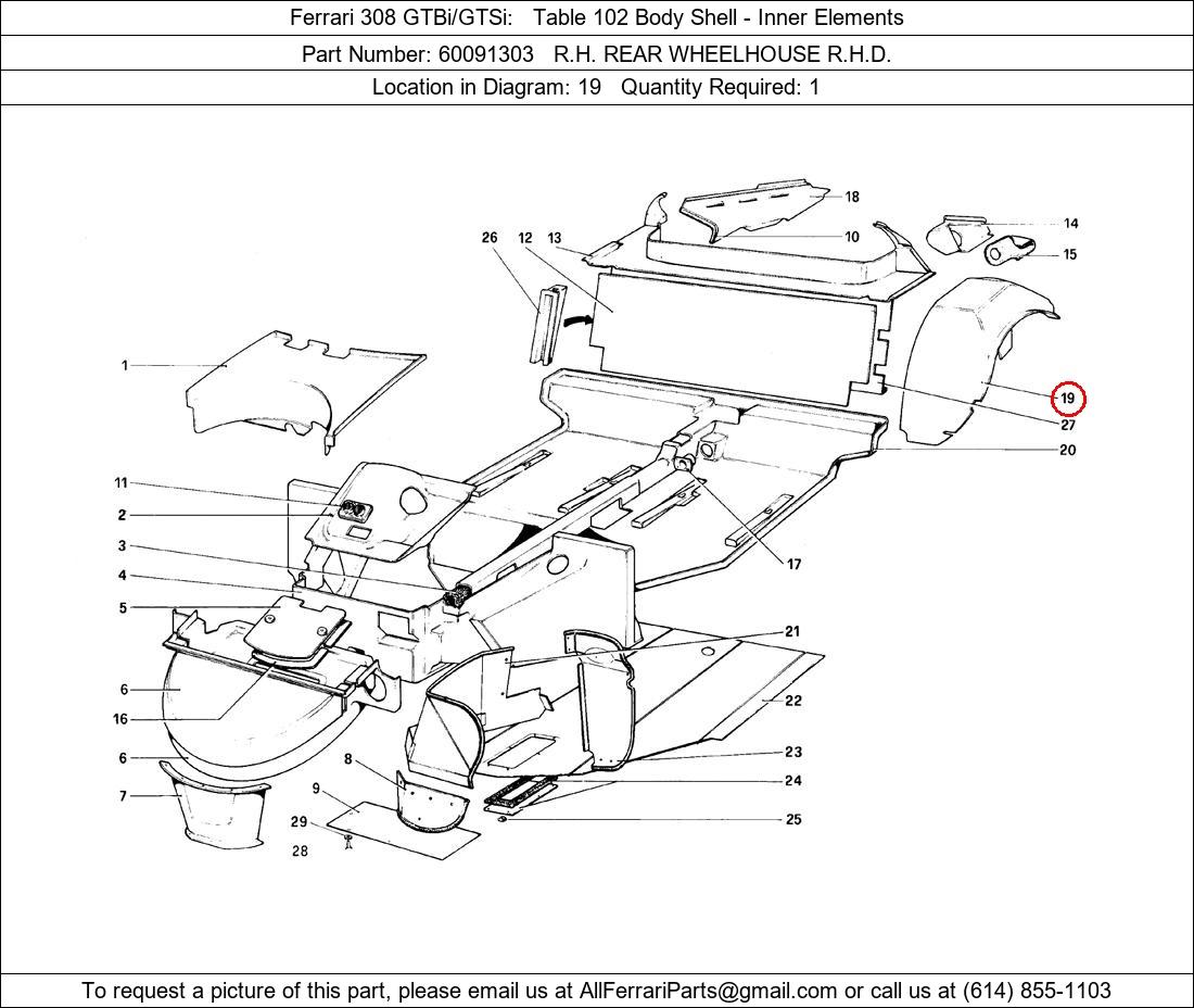 Ferrari Part 60091303