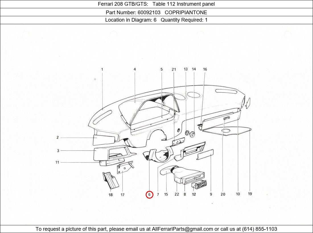 Ferrari Part 60092103