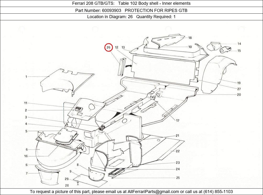 Ferrari Part 60093903