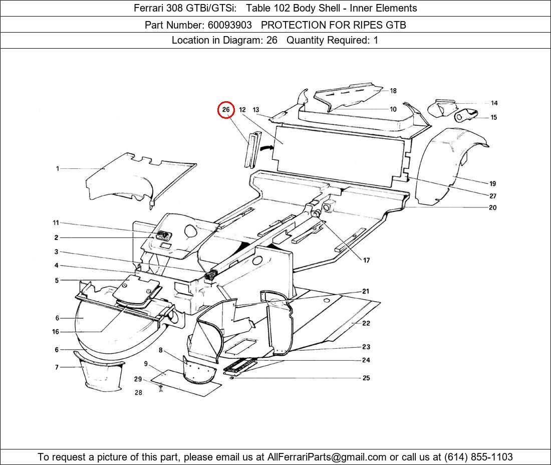 Ferrari Part 60093903