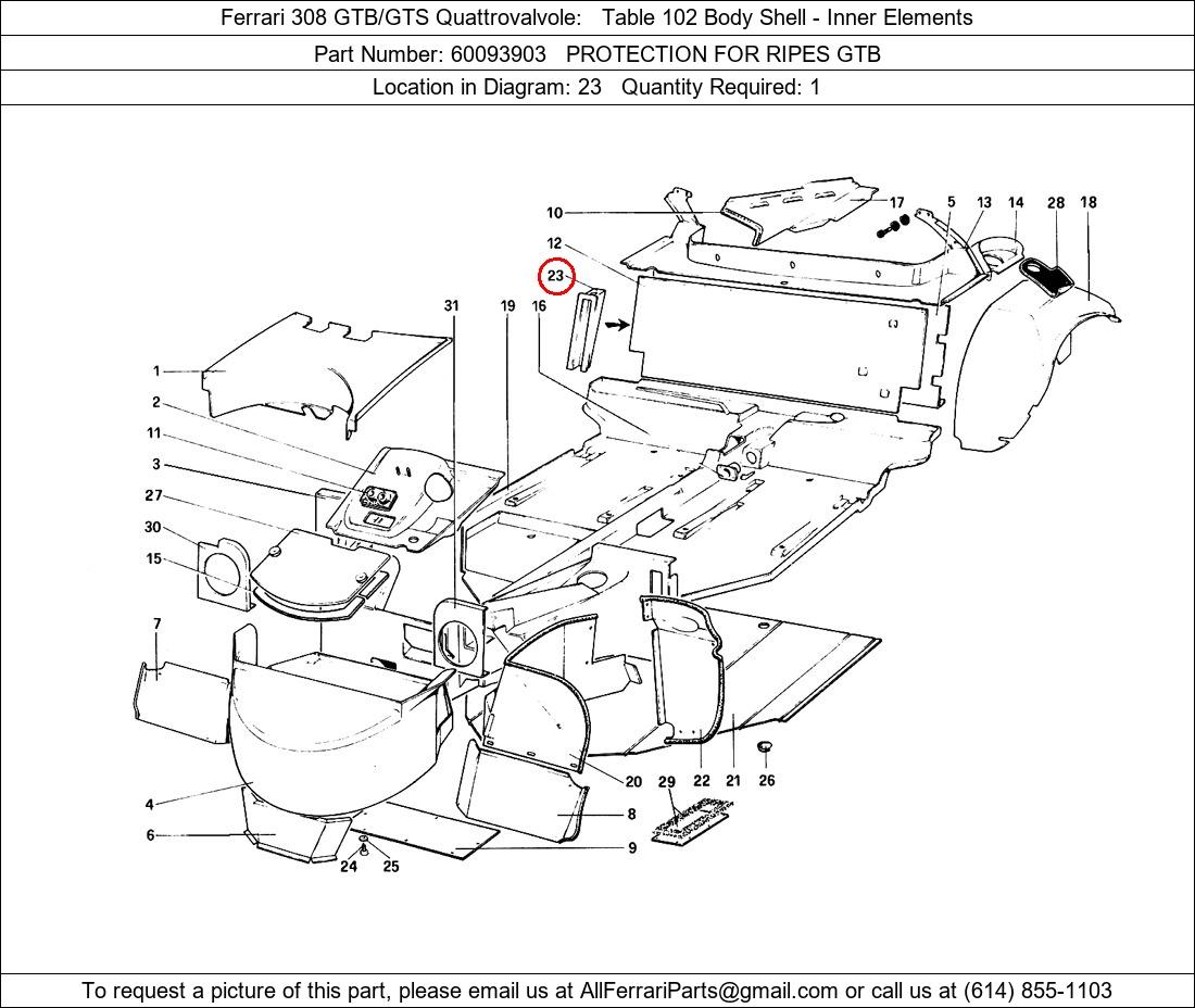 Ferrari Part 60093903